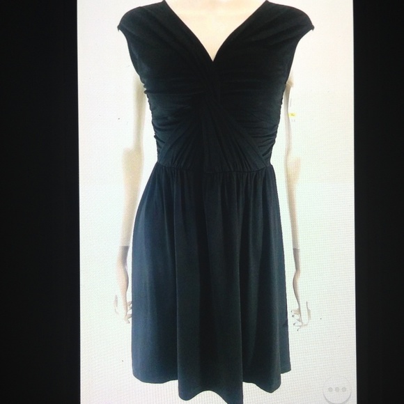 💋Maison Jules Twist Front Swing Dress Sleeveless - Picture 2 of 8